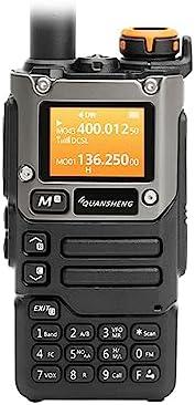 Quansheng UV-K6 UV-K5(8) Walkie Talkie 5W Airband Radio Type C Charge UHF VHF DTMF FM Two Way Radio with NOAA Weather Alarm Function