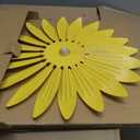 Yard Wind Spinner Outdoor,Garden Wind Spinners & Wind Sculptures,Sunflower Windmills Lawn Decor,Metal Flower Garden Pinwheels for Yard,12.8 * 57 Inches