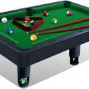 Mini Billiard Table Game, Cat Billiard Balls, Includes Game Balls, Mom Ball, Tripod and More, Portable Pool Set for Family and Children Games, Best Gift for Pet Cat (A)