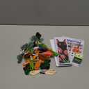 BEUNITONE 6 PCS Cute Cat Pre-Printed Cross Stitch Bookmarks, Cross Stitch Kits for Adults Beginners, DIY Stamped Hand Embroidery Kits, Exquisite Bookmark Kit for Women and Book Lovers 8.5''x3''