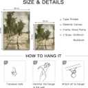 IBHJSART Framed Canvas Vintage Wall Art,Landscape Decor Prints,Set of 3 Nature Countryside Art Retro Painting Fields Tranquil Pictures Artwork Rustic for Living Room Bedroom Bathroom (12"x16")