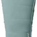 Retrospec Dream Mummy Sleeping Bag - 5, 15, & 30F Cold Weather Camping & Travel Essential Gear with Water - Resistant Shell & Synthetic Fill - Zippered Pocket & Stuff Sack (Sprucestone)