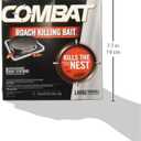 Combat Roach Killing Bait, Roach Bait Station For Large Roaches, Kills The Nest, Child-Resistant, 8 Count,Insects
