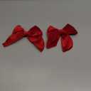 5" Red Christmas Velvet Fable Hair Bows Kids Big Velvet Ribbon Sailor Bow Alligator Clip Cheer Barrettes Hairpins Valentines New Year Gift Accessory for Toddler Teen Baby Girls