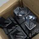 Sephyroth Adjustable Bed Risers Furniture Risers 4Pack with Screw Clamp.Table Desk Chair Risers.Bed Risers 4Inch Fit Furniture's Square/Round Leg Diameter from 0.8''1.6'' (4Inch Black)