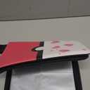 Collectible Trading Card Albums,4 Pocket Card Binder, 400 Double Sided Pocket PU Premium Zip Trading Collection Binder with 50 Removable Sleeves, Card Folder for TCG, Sports Cards (Pink White)