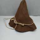 Witch Wizard Hat for Adults, Felt Wide Brim Pointed Hat, Oktoberfest, Halloween Scarecrow Costume Accessory