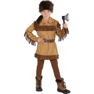 Morph Costume Boys Pioneer Costumes, Boys Native American Costume, Halloween Costumes For Kids (Medium)
