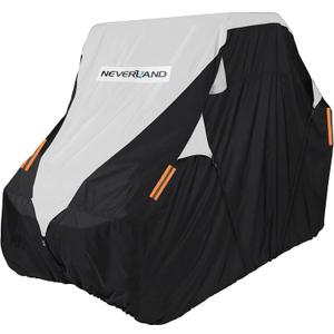 NEVERLAND UTV Cover Heavy Duty - Side by Side Cover with 300D Oxford Material Compatible with Polaris RZR Yamaha Rhino Can-Am Defender Honda Pioneer Kawasaki Mule Teryx 2-3 Passenger(Up to 125" L)