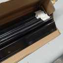 RV Awning Trim, Aluminum RV Insert Roof Trim, 51" Length Black Camper Trailer Awning Rail (8 Trim Pieces, Black)