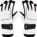 Pistha Winter Gloves Men Waterproof Gloves Thermal Ski Snow Gloves with Screen Touching for Cold Weather Outdoor Sports Work, L
