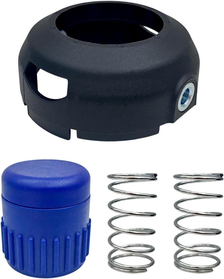 KLS 124-03 Trimmer Head Replacement Parts Kit, Weed Eater Cover Cap with Bump Knob & 2 Springs, Compatible with Kobalt 24V String Trimmer Models KST 2224B-03/1124B-03/2024A-03/4024A-03 (4 PCS)