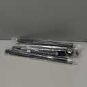 Shower Curtain Rod, 1" Diameter Heavy Duty Tension Shower Rod, Non Slip Adjustable 28-74 inch No Drilling Shower Curtain Rods Spring Tension For Bathroom, Shower Stall, No Rust, Black