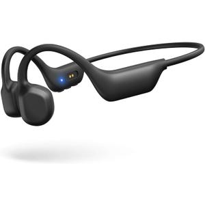 Bone Conduction Headphones Bluetooth 5.3 Open Ear Headphones with Mic, 7H Playtime Wireless Headphones, IPX5 Sweatproof Lightweight Sports Headset for Running, Cycling, Walking