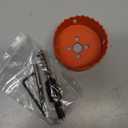 2-3/4 inch Hole Saw with Arbor for Metal Wood Plastic, 2-3/4 in Bimetal Hole Cutter for Different Project with Smooth and Flat Drilling Edge, Fast Chip Removal