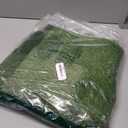 Ottomanson Pet Training Collection Easy Clean Indoor/Outdoor Reusable Training Grass Pad, 15" x 30", Green, Pack of 3