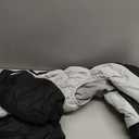 MIGOHI Full Body Dog Coat - Warm Reflective Large Dog Winter Coat with Harness,Turtleneck Fleece Jacket for Dogs,Four-Leg Windproof Puffer Jackets Snowsuit with Zipper for Small Medium Large Dogs,XL (X-Large(Back:20.1"), Black)