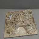 JOIEDOMI 60pcs Christmas Wooden Snowflake Hanging Ornaments Snowflakes Christmas Ornaments for Holidays, Christmas Tree Decoration, Christmas Party Holiday Decor