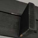 OwnMy Set of 2 Wooden Wall Candle Sconces Rustic Wall Mount Wooden Pillar Candle Sconces, Black Farmhouse Wall Candle Sconce Vintage Hanging Candle Holders Decor for Living Room