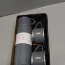 Stainless Steel Thermo 500ml/16.9oz Vacuum Insulated Bottle with Cup for Coffee Hot drink and Cold drink water flask.(Gray,Set)