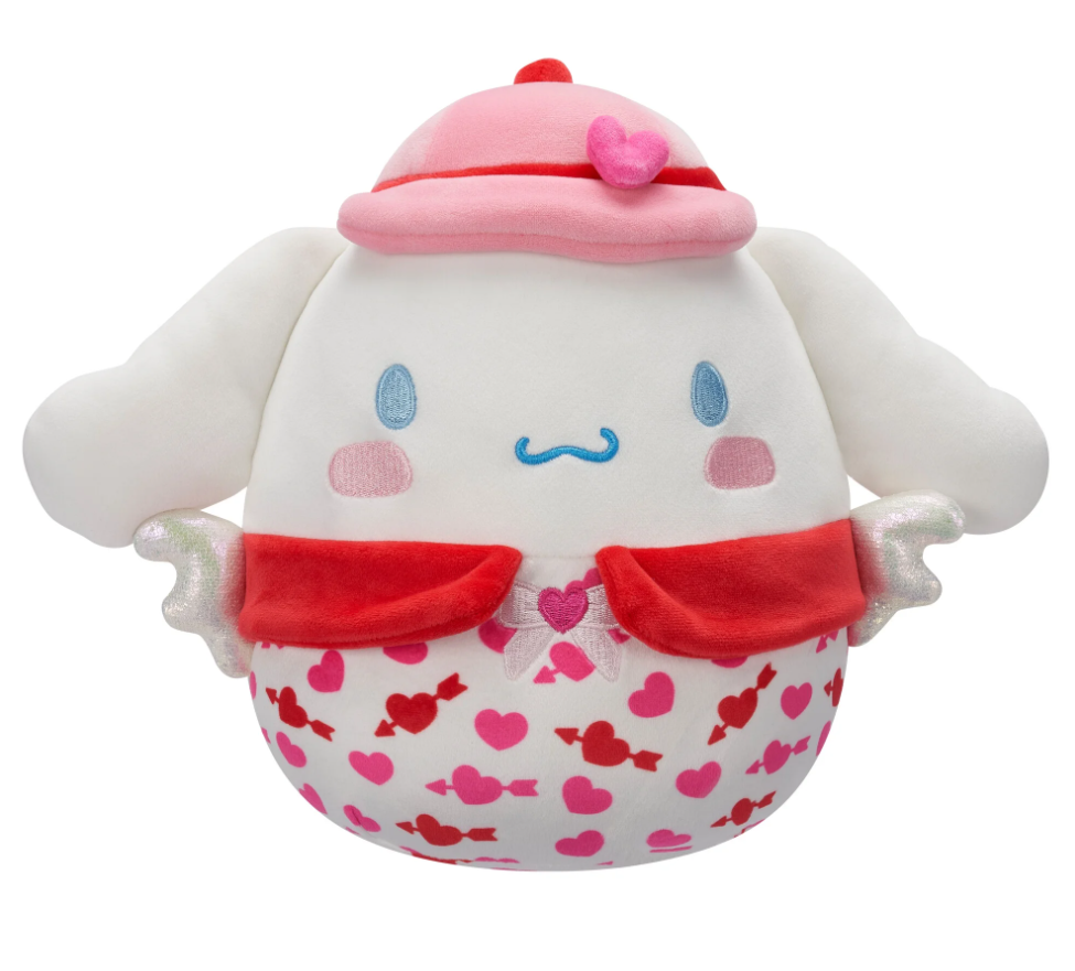 Squishmallows Original Sanrio 8 inch Valentine’s Day Cinnamoroll – Child's Ultra Soft Plush Toy