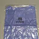 Kitmaz Women's CloudHaven Maternity Scrub Top - V-Neck Soft Stretch Shirt for Pregnancy | 2 Pockets (X-Large, Ceil Blue)