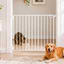 27"-42" Extra Wide Dog Gates for Doorways, 30" H Indoor Pet Gate for Stairs
