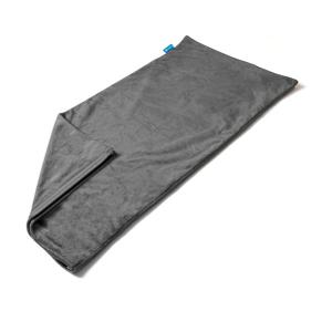 CooCoCo Heating Pad Cover, Crystal Velvet Cover for 12'' x 24'' Heating Pad, Soft Replacement Cover, Washable Cover for Electric Heating Pad, Cover ONLY, Gray