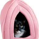 Cat House - Indoor Cat Bed with Removable Foam Cushion - Pet Tent for Kittens, Rabbits, Guinea Pigs, and Other Small Animals by PETMAKER