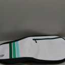 Tennis Bag for Men & Women - Lightweight Durable Racquet Bag with Adjustable Shoulder Strap & Side Pockets - Fits Multiple Racquets - White Tennis Racket Cover (27" x 10")