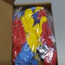 PANTIDE 52 Pcs Railroad Crossing Train Balloons Set 12 Inches Latex Balloons Bouquet with Ribbon Railway Choo Choo Steam Train Traffic Sign Party Decorations Supplies for Kids Birthday Baby Shower