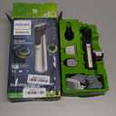 Norelco Philips Multigroom 7000 Series, All-in-One Trimmer, Beard Trimmer and Hair Clipper, 19-Piece Men's Grooming Kit for Beard, Head, Hair, Body, and Face, Soft Pouch, MG7910/49