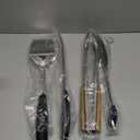 GRILLART BBQ Tools Grill Tools Set -18Inch Grilling Tools BBQ Set - Grill Accessories w/BBQ Tongs, Spatula, Fork, Brush- Stainless Grill Kit Grilling Set - Gift Ideas BBQ Accessories Gifts for Men Dad (Black)