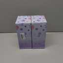 2 x Birthday Gifts for 4 5 6 7 8 9 10 11 12 Year Old Girls Monogrammed Initial Glass Cups,16oz Glass Cups with lid and straw, Personlized Valentine Mermaid Gifts for Kids Girls Purple K