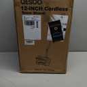 Brushless Snow Shovel Compatible with Dewalt 20V Max Battery, 12 Cordless Snow Blower Electric Snow Thrower, w/4.0 Ah Battery & Charger, LED Light, Safety Switch, Adjustable Direction & Front Handle