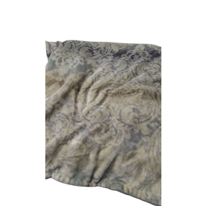 Gradient Blanket With Ornament Grey 60x60inch