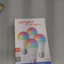 Sengled Dual Mode Smart Light Bulbs with Remote & App Control, Color Changing Bulbs, RGBW LED Light Bulbs 2700K-6500K Dimmable, 60W, Local Group Control (4P No Remote, No Support Alexa & Google)