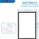 Upgraded 242193212 Refrigerator Door Gasket, compatible with Kenmore Frigidaire Crosley Westinghouse refrigerator door seal replacement,Replacement for AP5806924, 3513466.with a 2-year