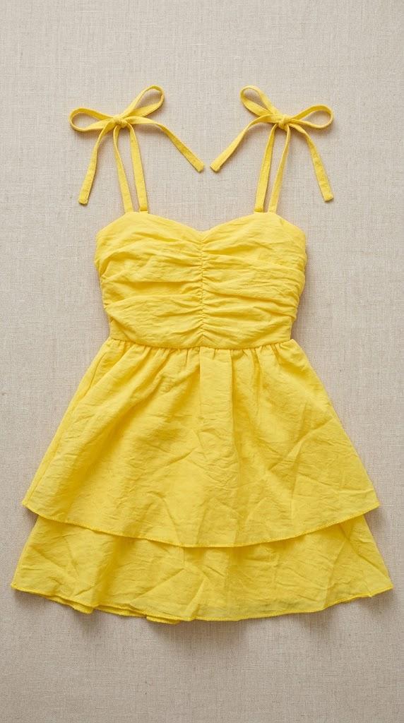 Dress For Kid Yellow Size 100