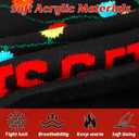 Blowata Christmas Hat Light Up Christmas Knitted Beanie Hat, Cute Cartoon Design Xmas Knit Cap with 6 Colorful LED Lights