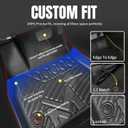 Floor Mats for 2013-2018 Dodge Ram 1500/2500/ 3500 Crew Cab, TPE Automotive All Weather Cover Protection Waterproof Floor Liner Front & Rear Row Full Set Car Mats for 19-24 Ram 1500 Classic Crew Cab