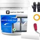 Frosted Glass Paint, Privacy Window Paint With Tools, 16Oz, Waterproof & UV Resistant for Glass Surface in Bathroom, Kitchen, Room, Sliding Doo