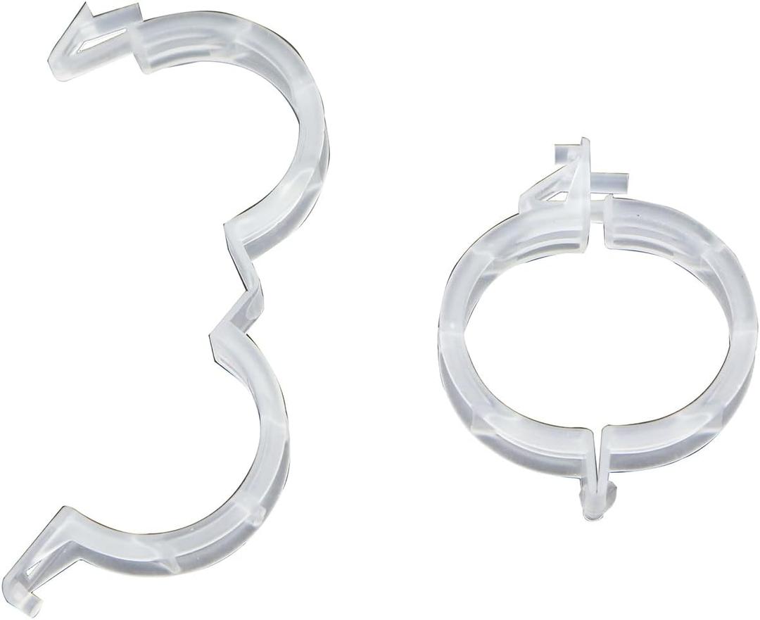 100PCS 2.76 Inch Length Plant Fixation Plastic Clips Vine Vegetable Support Clamp Ideal for Vertical Gardening and Small Home Garden