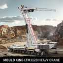 Mould King Heavy Crane Building Kit, 8506 Pieces Large Crane Truck Model Kit with 20 Motors, APP Control Advanced Engineering Vehicles for Adults, Youth