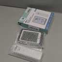 Indoor Outdoor Thermometer Wireless Weather Station, Temperature Humidity Monitor Battery Powered Inside Outside Thermometers with 330ft Range Remote Sensor and Backlight DisplayMetal Black