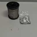 316 Stainless Steel Cable, 600FT 1/32IN Wire Rope, 7x7 Strand with 150Pcs Aluminum Sleeves Stops, Cable Wire Rope for String Lights Hanging, Clotheslines, Trellis Wires