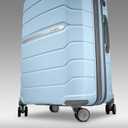 Samsonite Freeform 24-Inch Medium Luggage with Dual 360 Spinner Wheels - Checked Suitcase - TSA Lock, Airline-Approved - Durable Polypropylene Expandable Hardshell for Lightweight Travel - Sky Blue