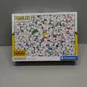 Clementoni - 39804 - Impossible Puzzle Peanuts - Jigsaw Puzzle 1000 Pieces, Jigsaw Puzzle for Adults, Comic Puzzle, Difficult - Made in Italy
