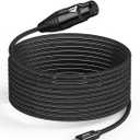 CableCreation XLR to USBC Mono Recording Cable 10ft,XLR Female to USB Type C for Professional Recording, Not Speakerphone Cable, Do Not Used in Reverse.