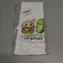 Valentines Day Kitchen Towels, Valentines Day Decorations, Gift for Her Him Boyfriend Girlfriend, Funny Food Pun Pickle and Burger Dish Towels, Anniversary Decoration Hand Towel 14x24 Inch